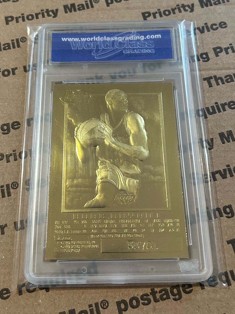 WCG 10 Kobe Bryant ‘97 SkyBox EX-2000 23KT Gold Auto Rookie Graded Card - Picture 7 of 7
